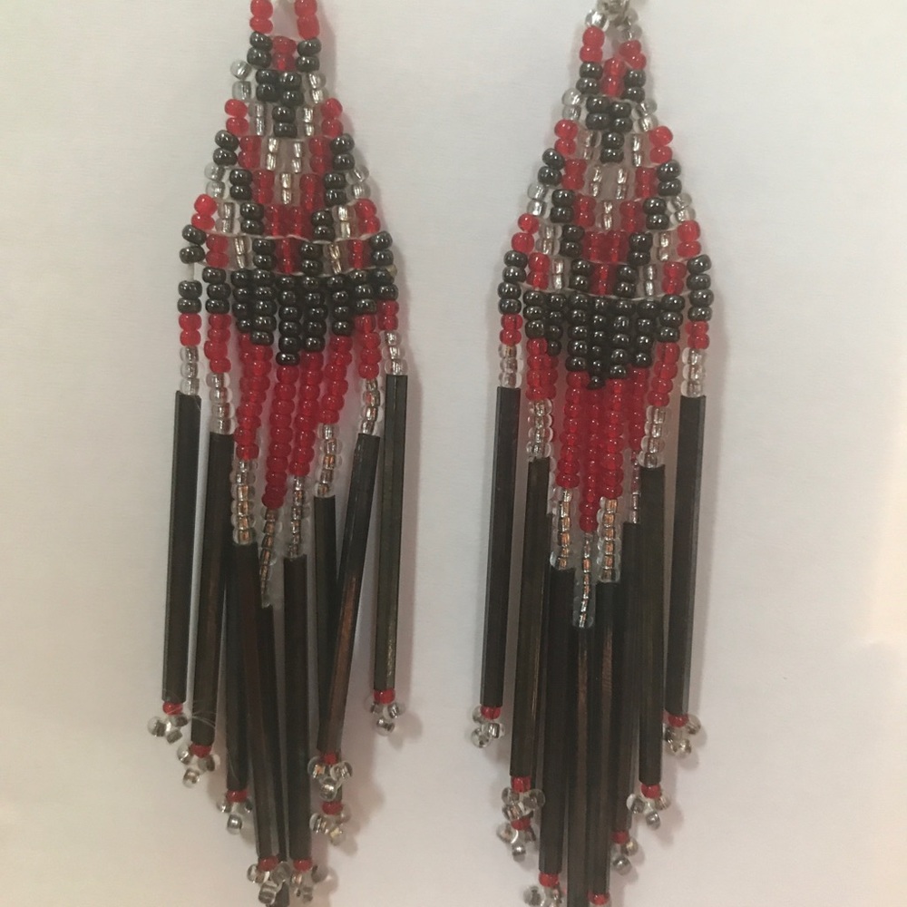 Australian Crystal bead earings
